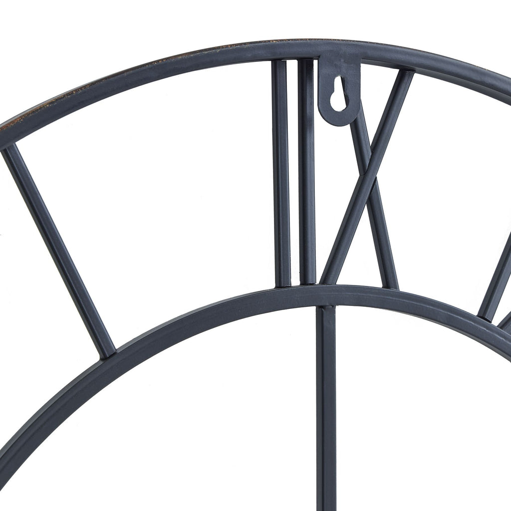 Bronze Skeleton Wall Clock 70 cm