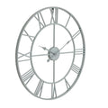 Grey Skeleton Wall Clock 70 cm