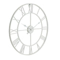 White Skeleton Wall Clock 70 cm