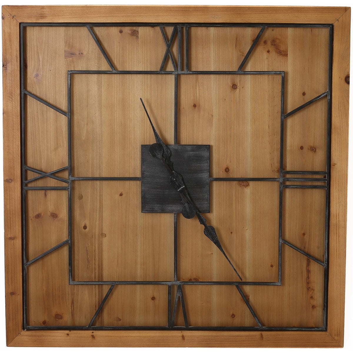 Williston Square Wooden Wall Clock 60 cm