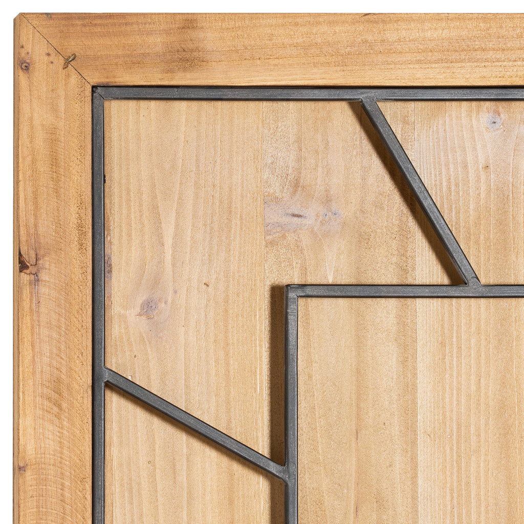 Williston Square Large Wooden Wall Clock 90 cm