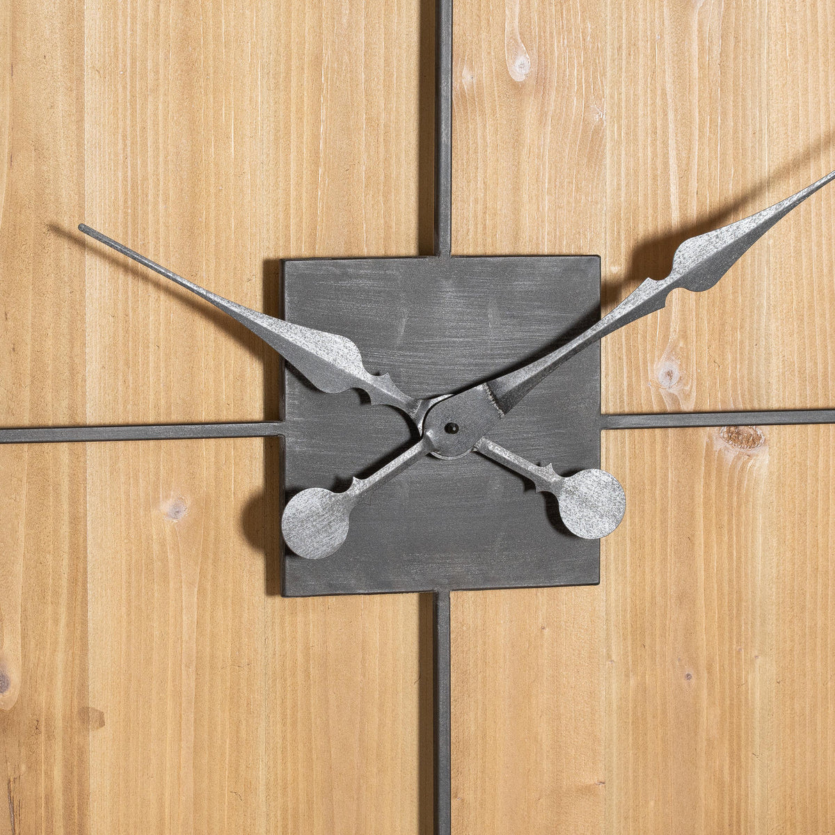 Williston Square Large Wooden Wall Clock 90 cm