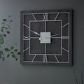 Williston Grey Square Wall Clock 60 cm