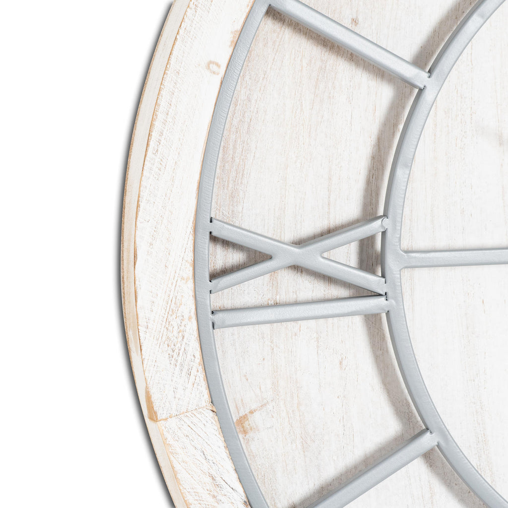 Williston White Wall Clock 60 cm