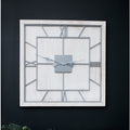Williston White Square Large Wall Clock 90 cm