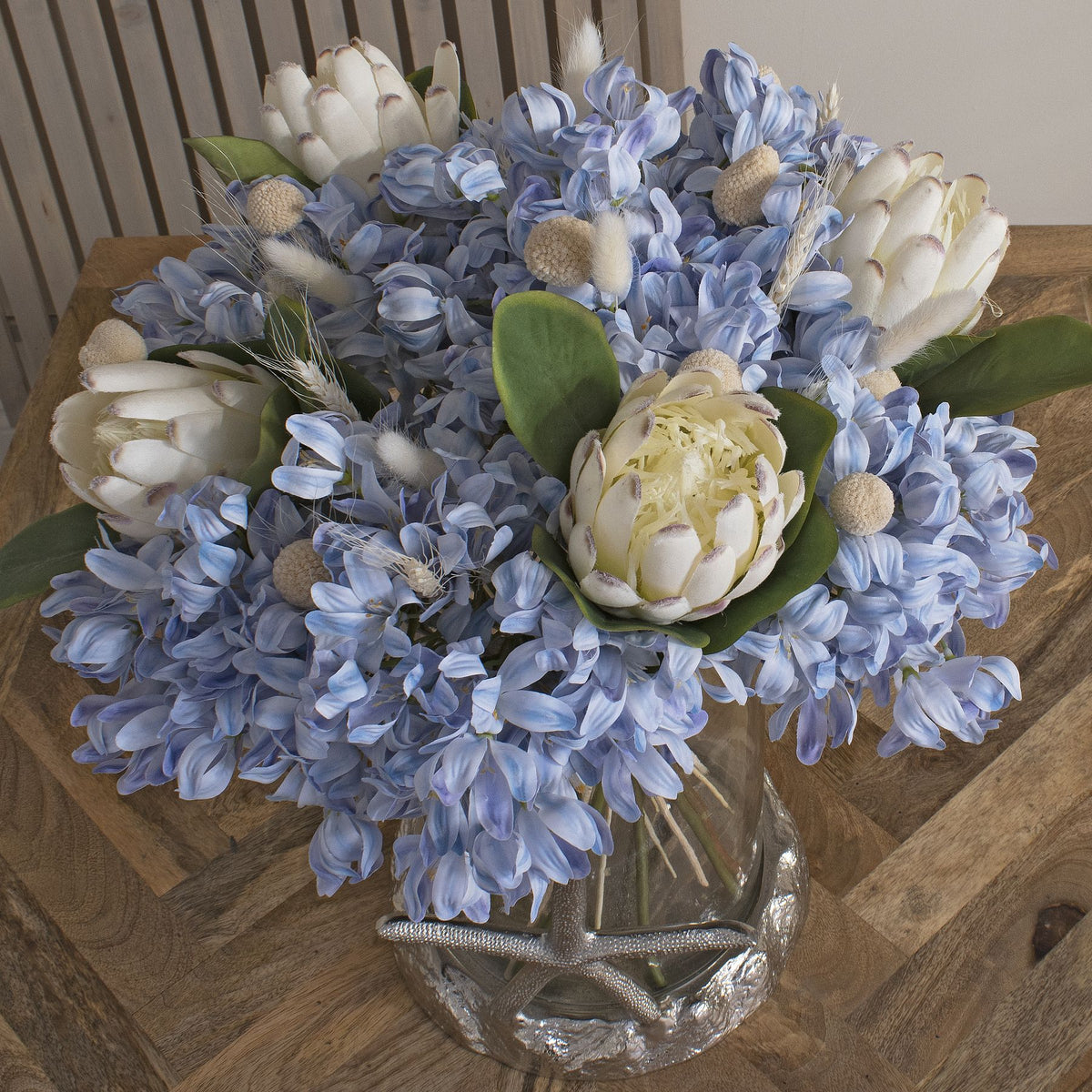 Dried White Bunny Tail Bunch Of 60 60 cm