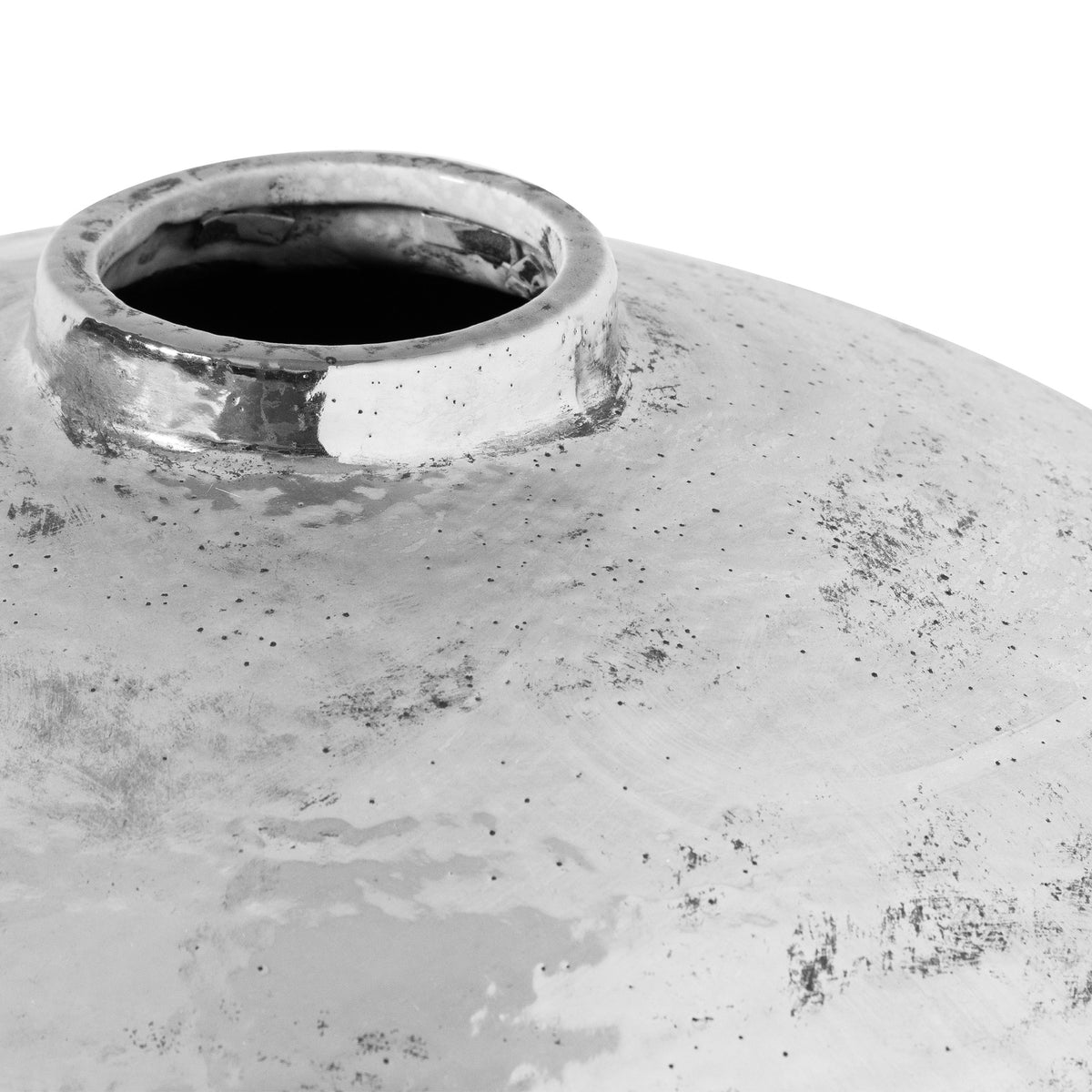 Hammered Silver Astral Vase 39 cm