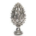 Tall Silver Pinecone Finial 30 cm