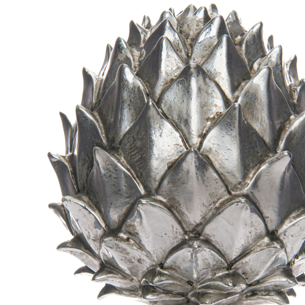 Silver Pinecone Finial 23 cm