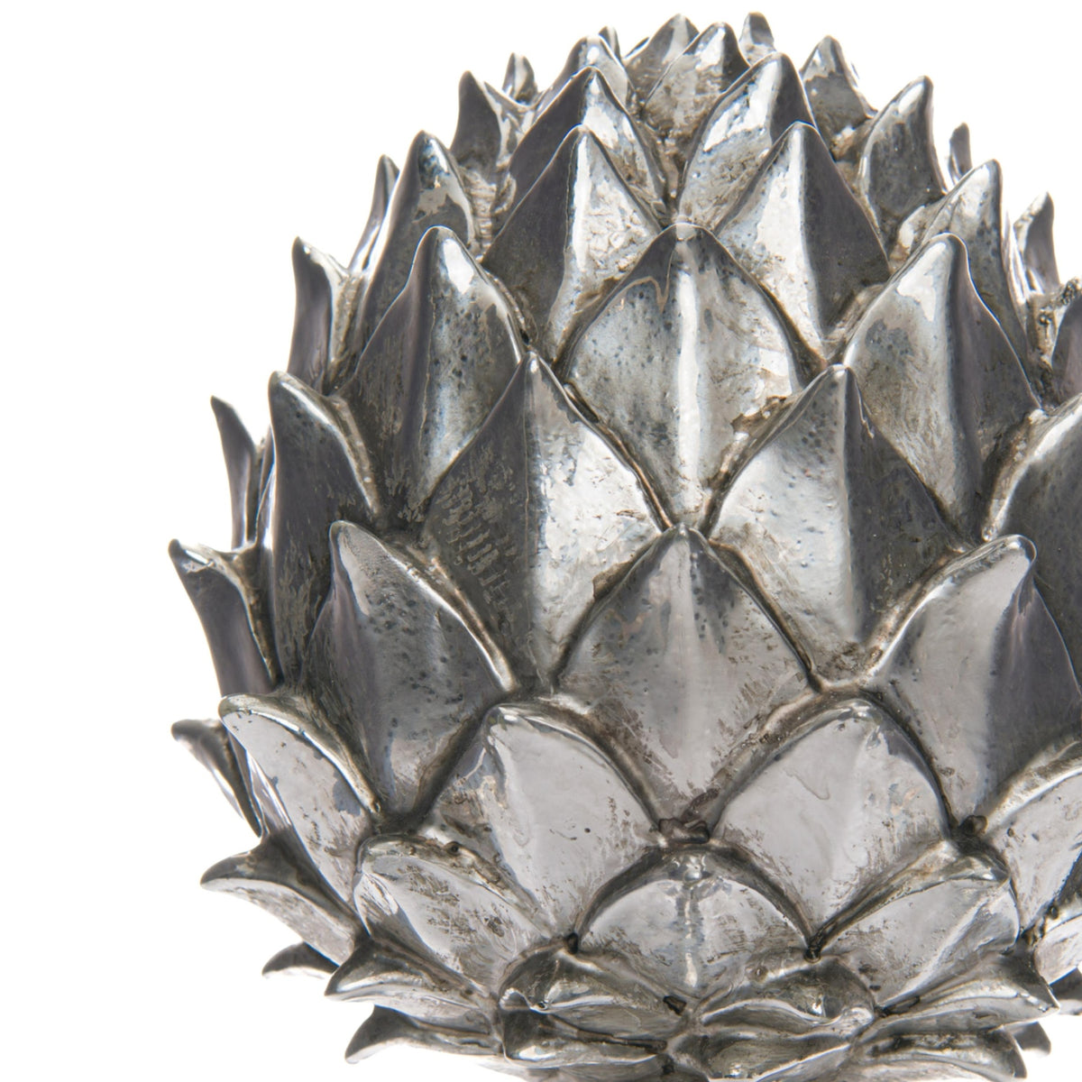 Silver Pinecone Finial 23 cm