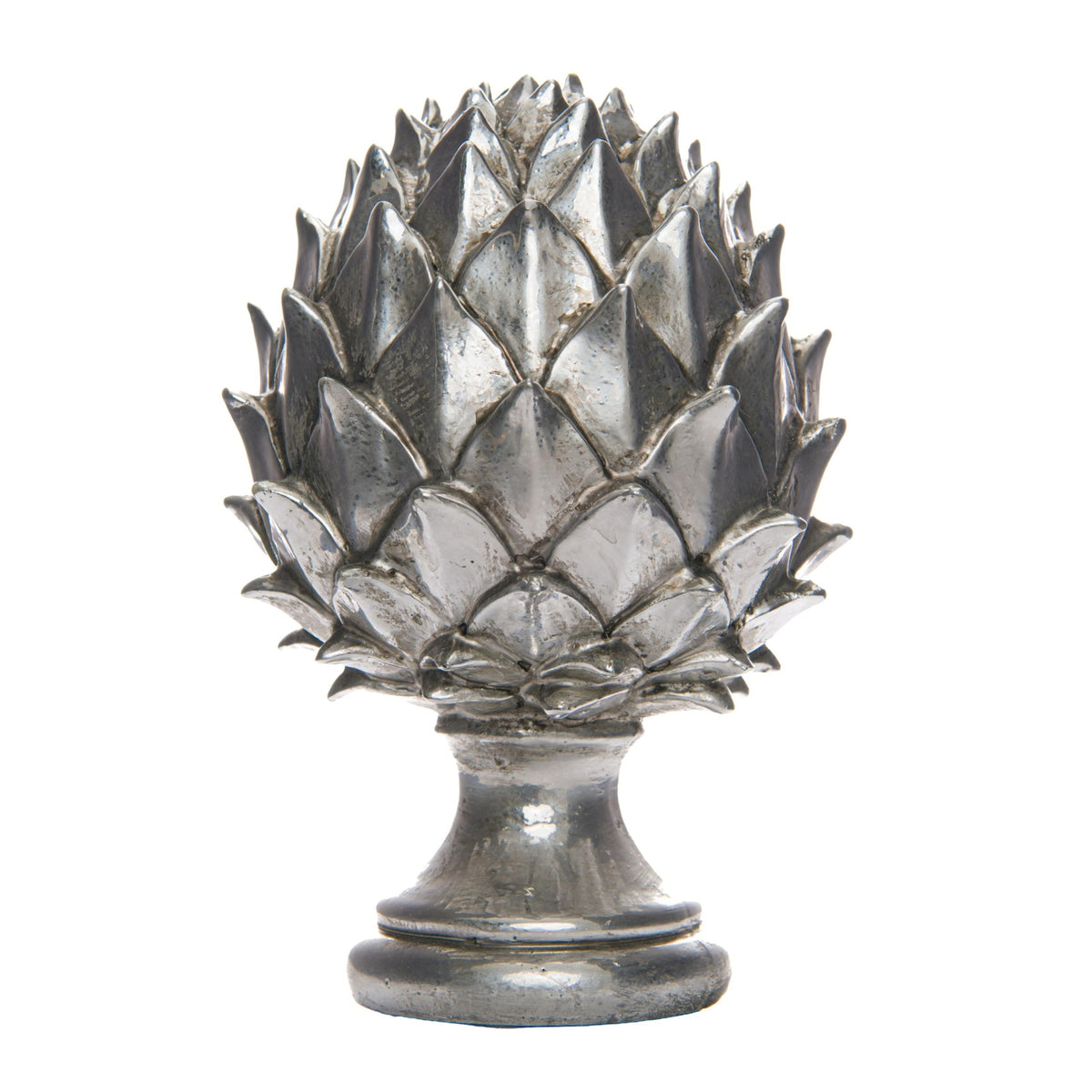 Silver Pinecone Finial 23 cm