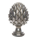 Large Silver Pinecone Finial 30 cm