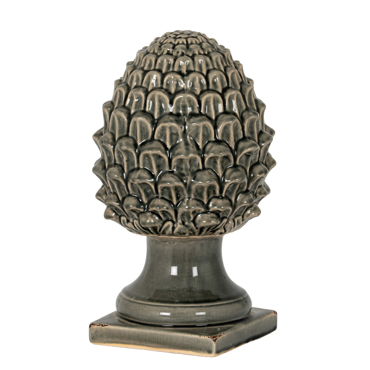 Garda Grey Decorative Acorn 35 cm