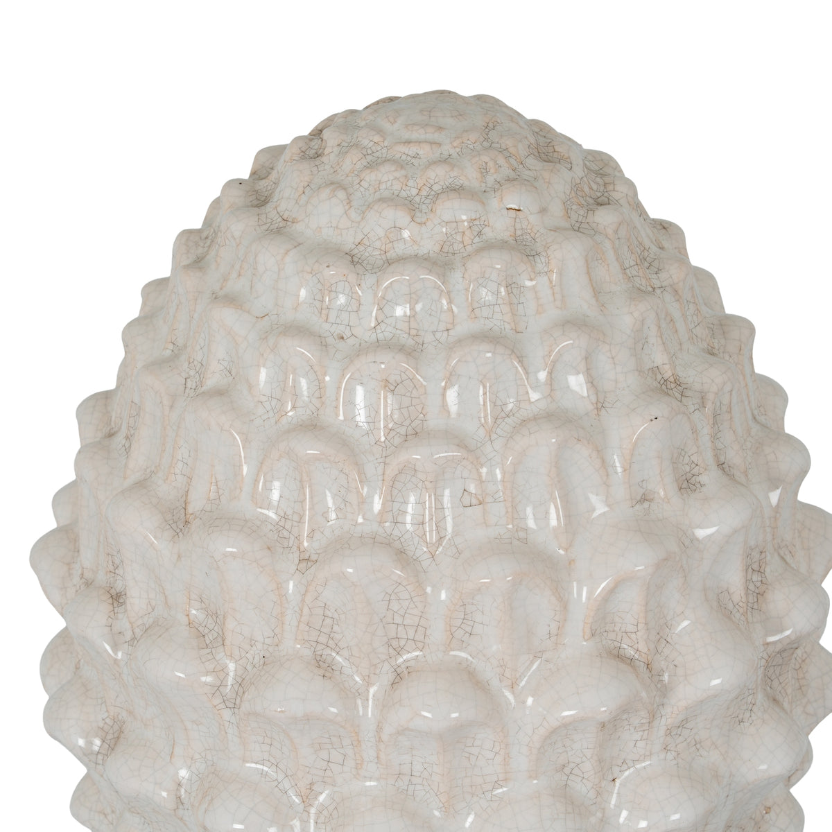 Garda White Decorative Acorn 35 cm