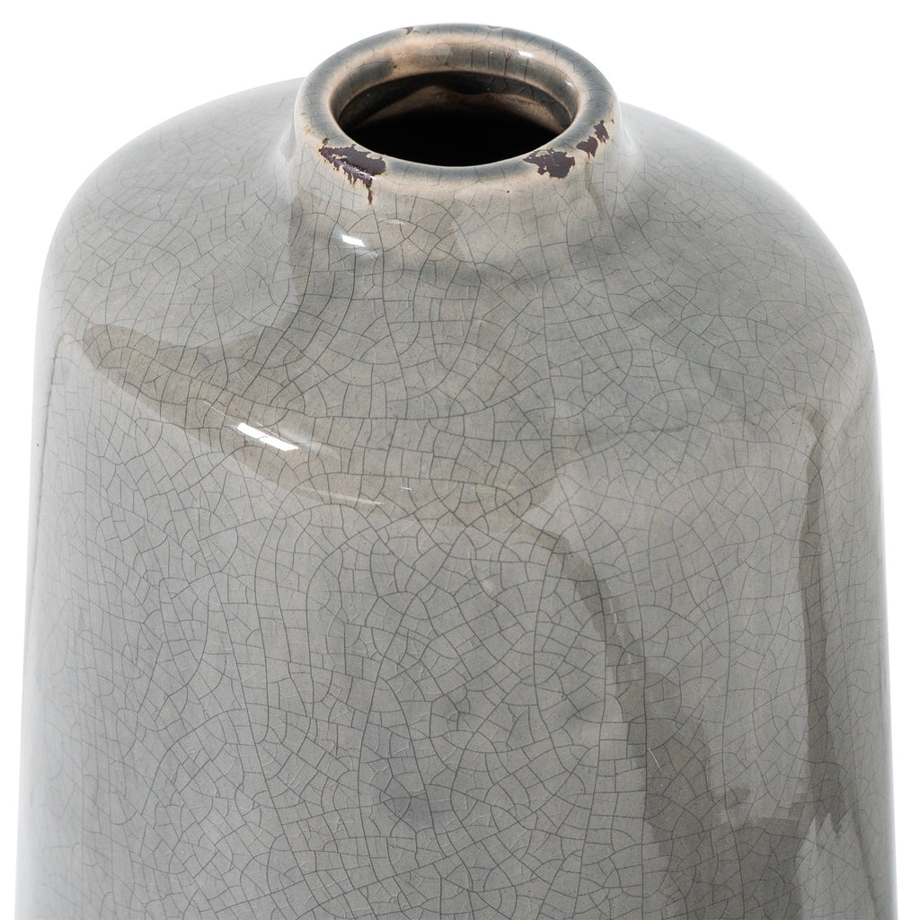 Garda Grey Glazed Liv Vase 28 cm