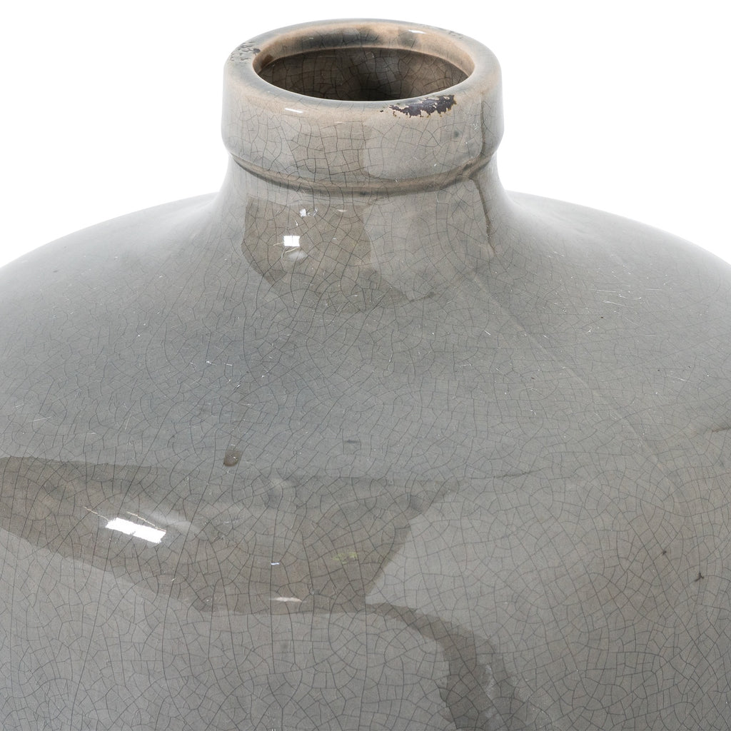 Garda Grey Glazed Chive Vase 23 cm