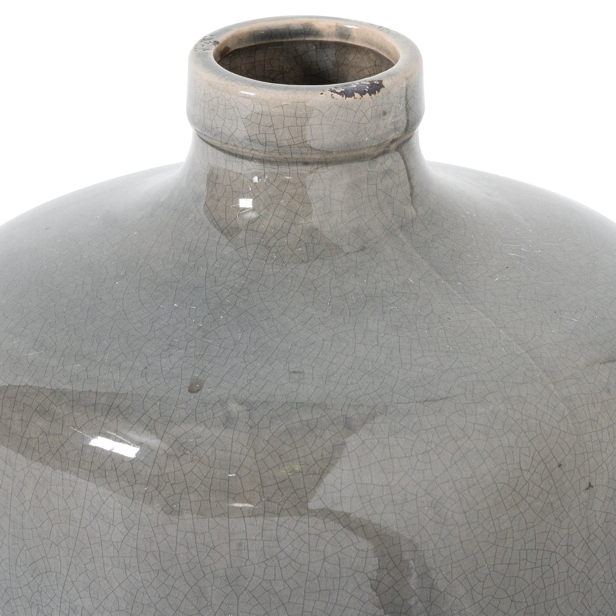 Garda Grey Glazed Chive Vase 23 cm