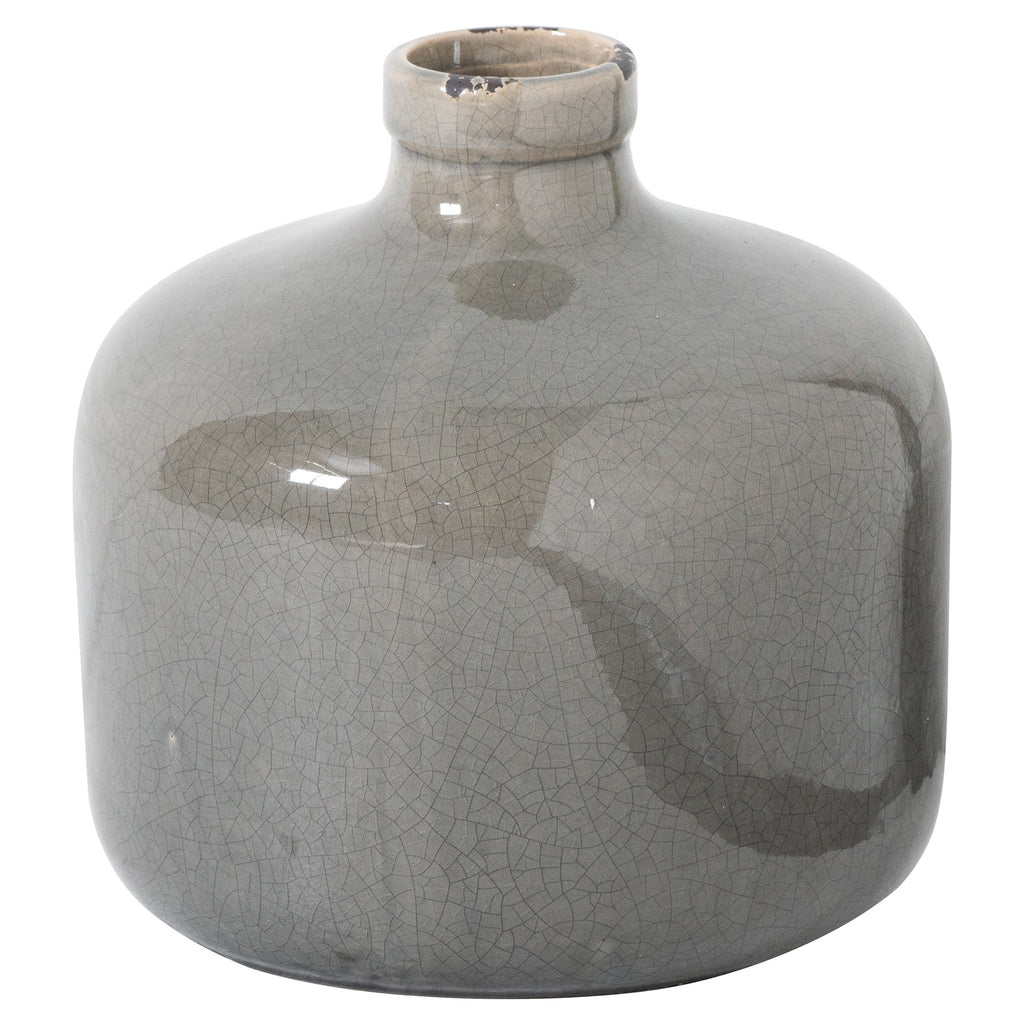 Garda Grey Glazed Eve Vase 29 cm