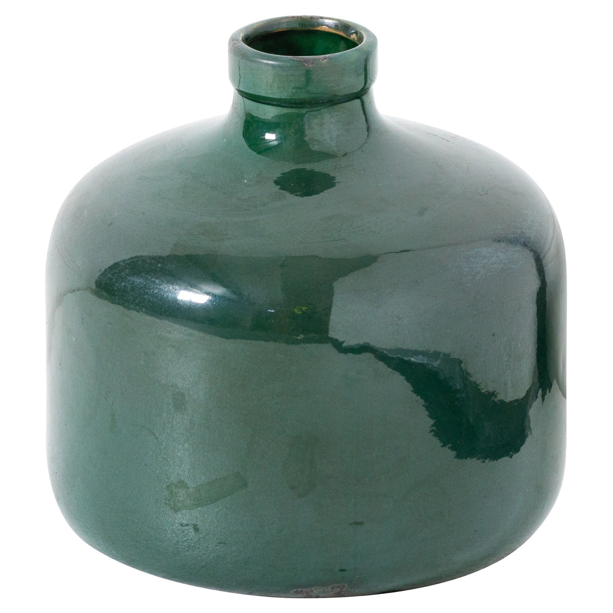 Garda Emerald Glazed Eve Vase 29 cm