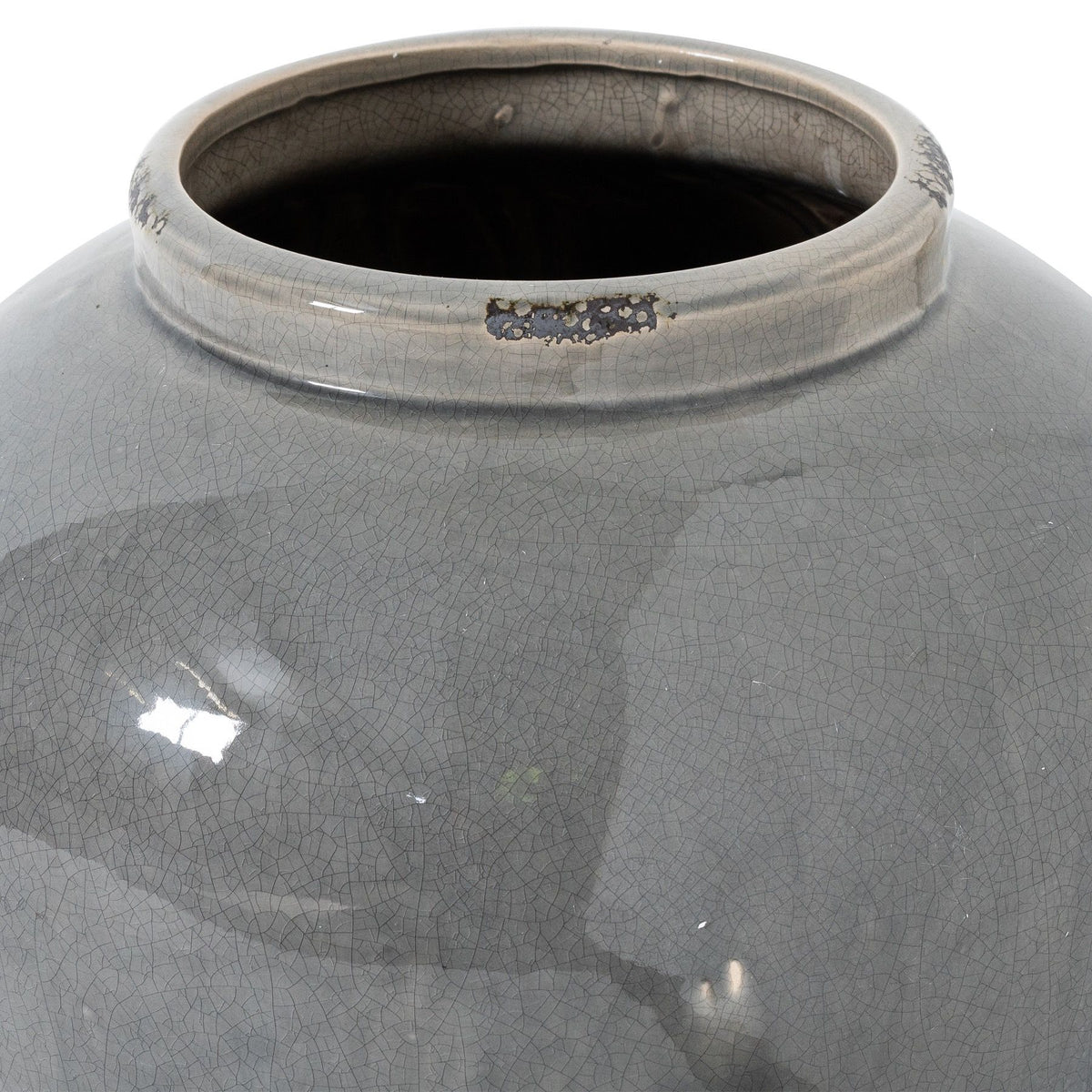 Garda Grey Glazed Juniper Vase 37 cm