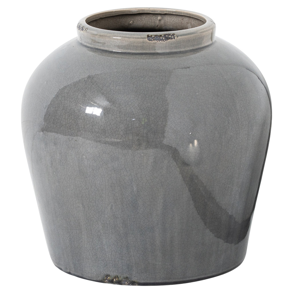 Garda Grey Glazed Juniper Vase 37 cm