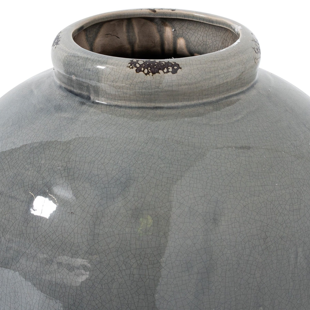 Garda Grey Glazed Tall Juniper Vase 57 cm