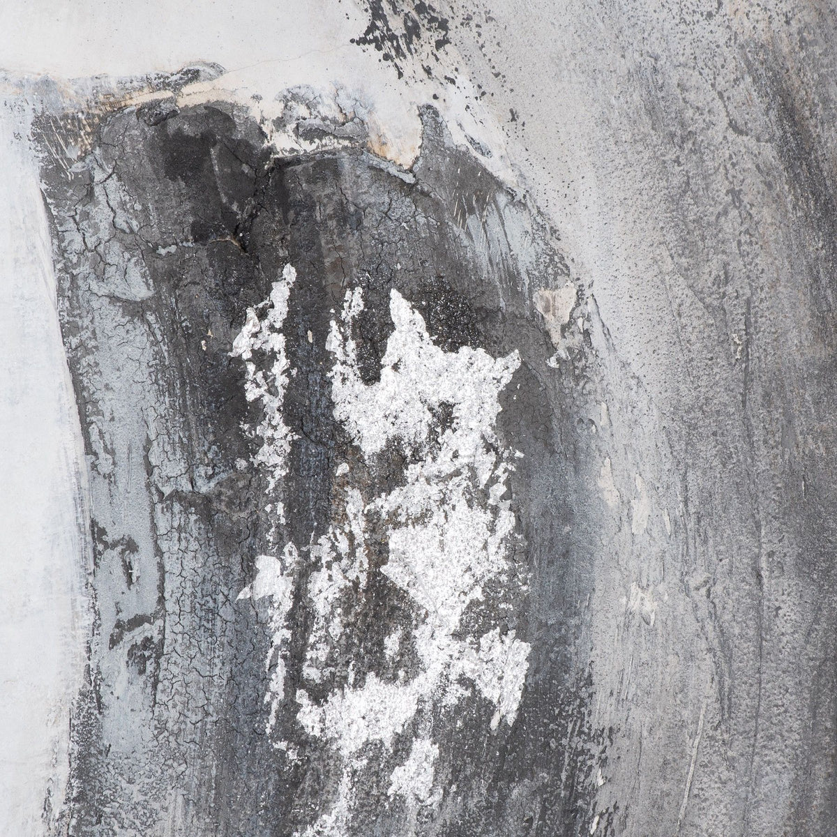 Galaxy Silver And Grey Hand Painted Canvas 150 cm