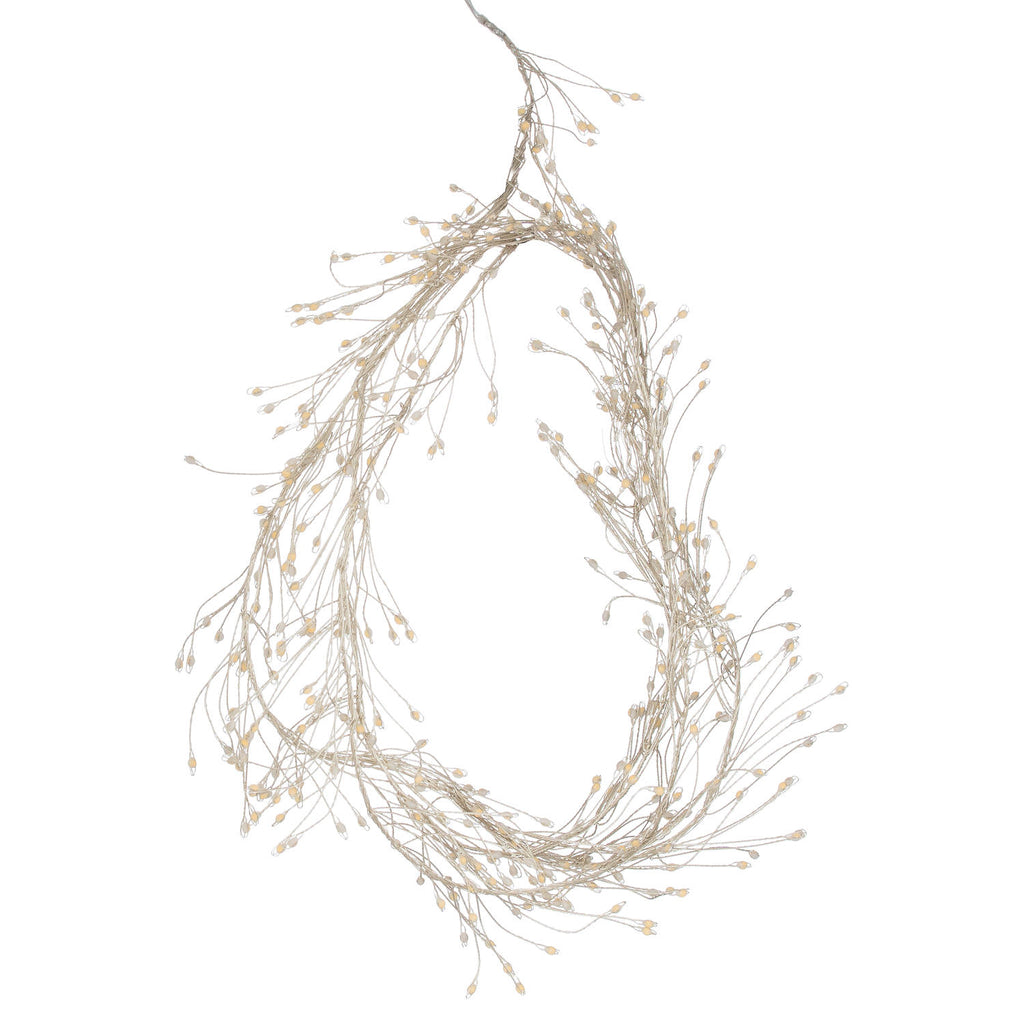 2.75M\9Ft Plug-In Led 8 Sequence Warm White Cluster String