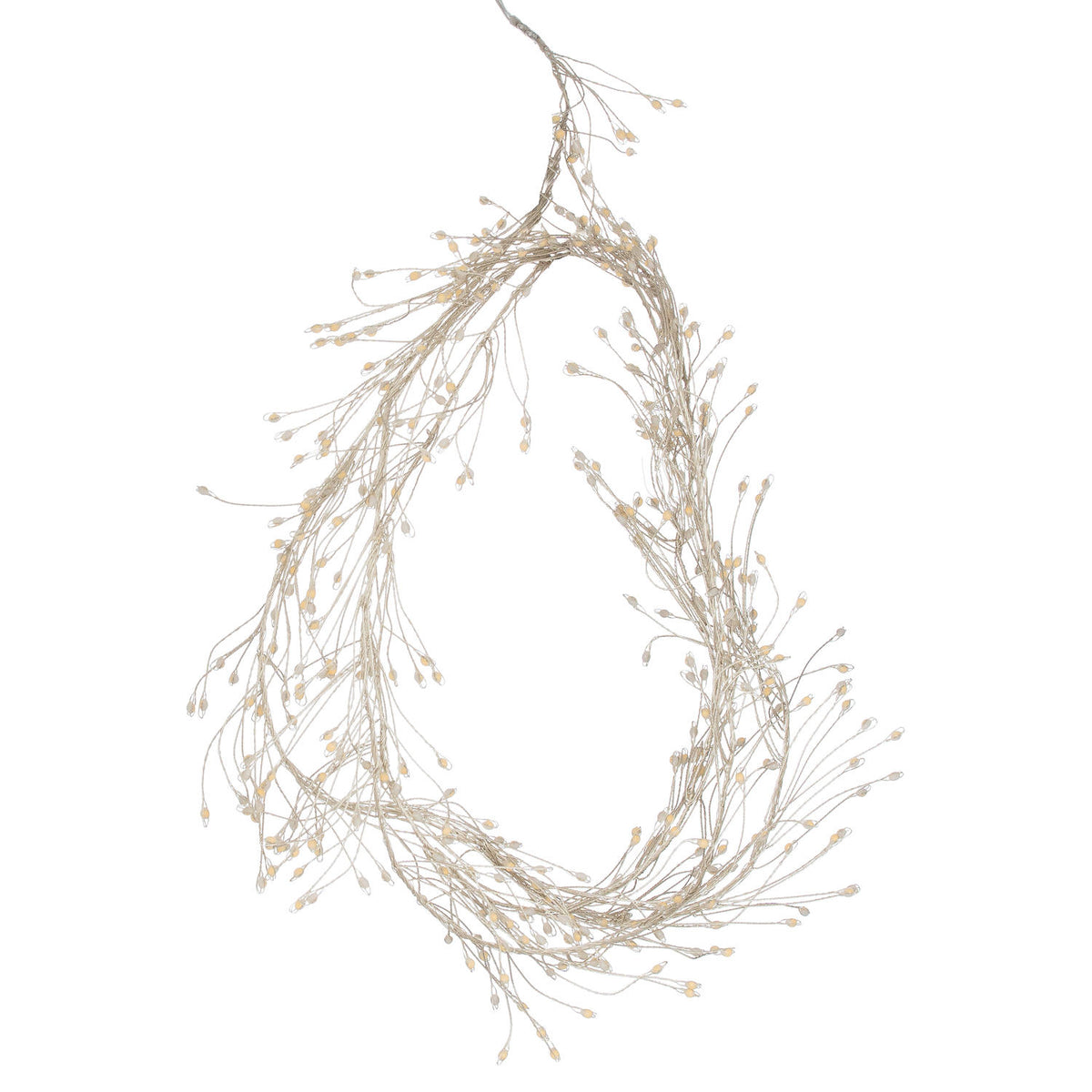 2.75M\9Ft Plug-In Led 8 Sequence Warm White Cluster String