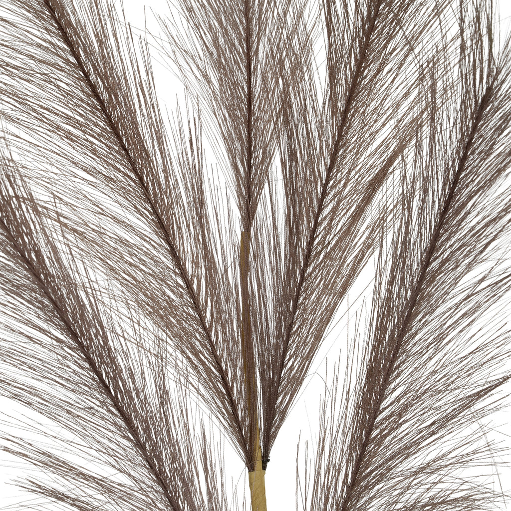 Grey Large Faux Pampas Grass Stem 120 cm