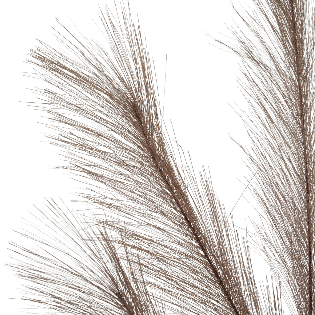 Grey Large Faux Pampas Grass Stem 120 cm