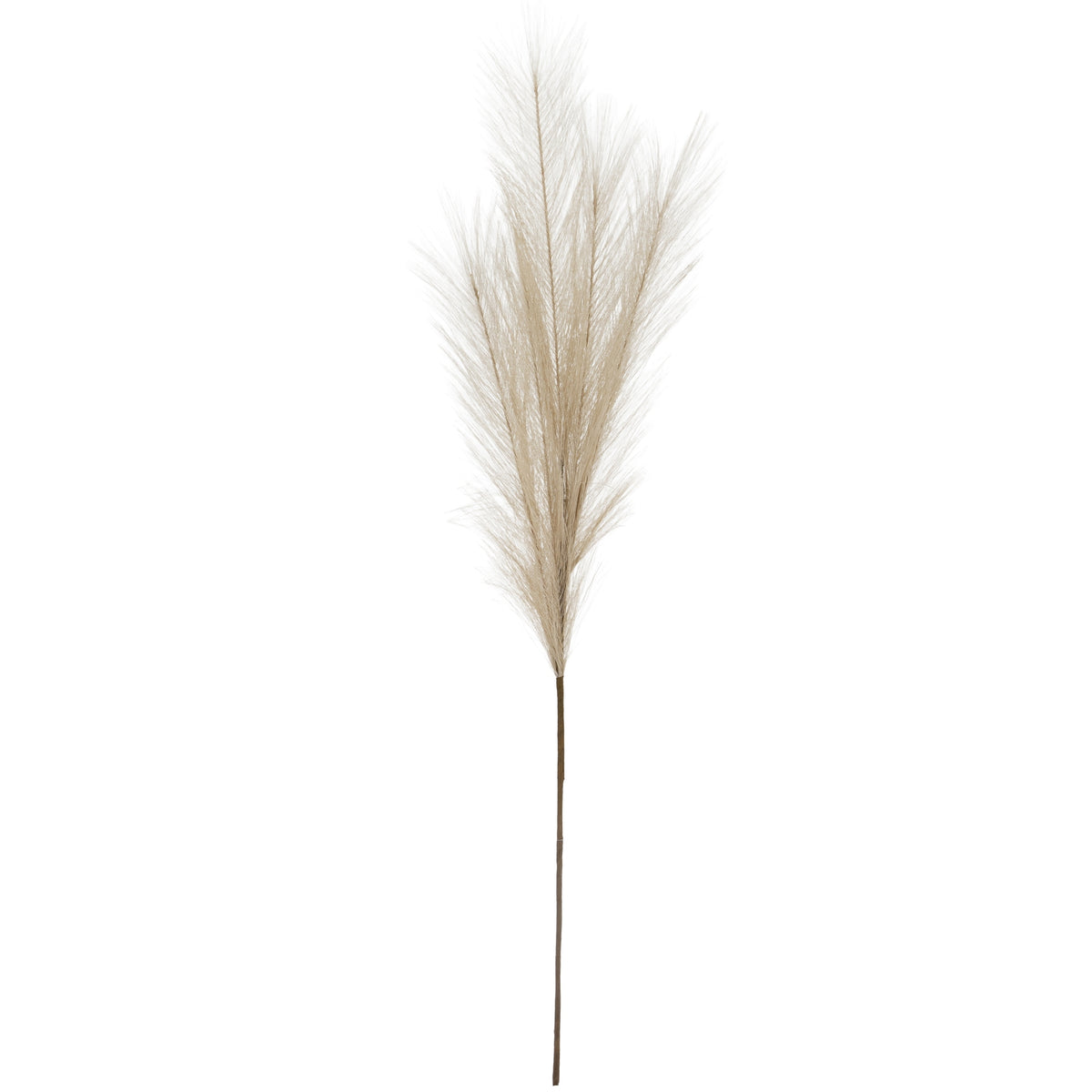 Bleached  Large Faux Pampas Grass Stem 120 cm