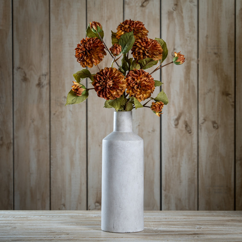 Deep Mustard Dahlia Stem 62 cm