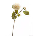 White Dahlia Stem 62 cm