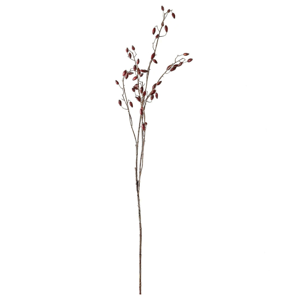 Burgundy Rosehip Stem 108 cm