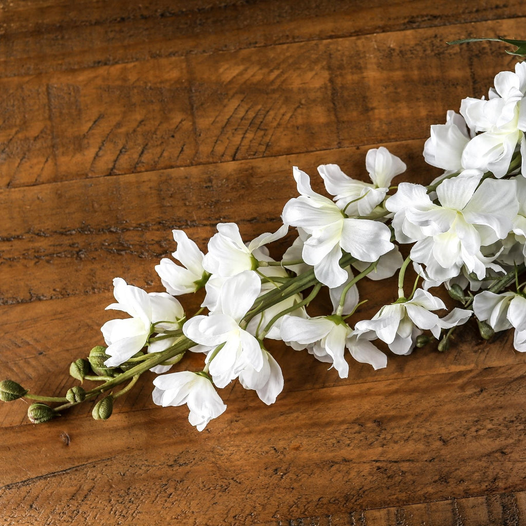 Tall White Delphinium Stem 84 cm