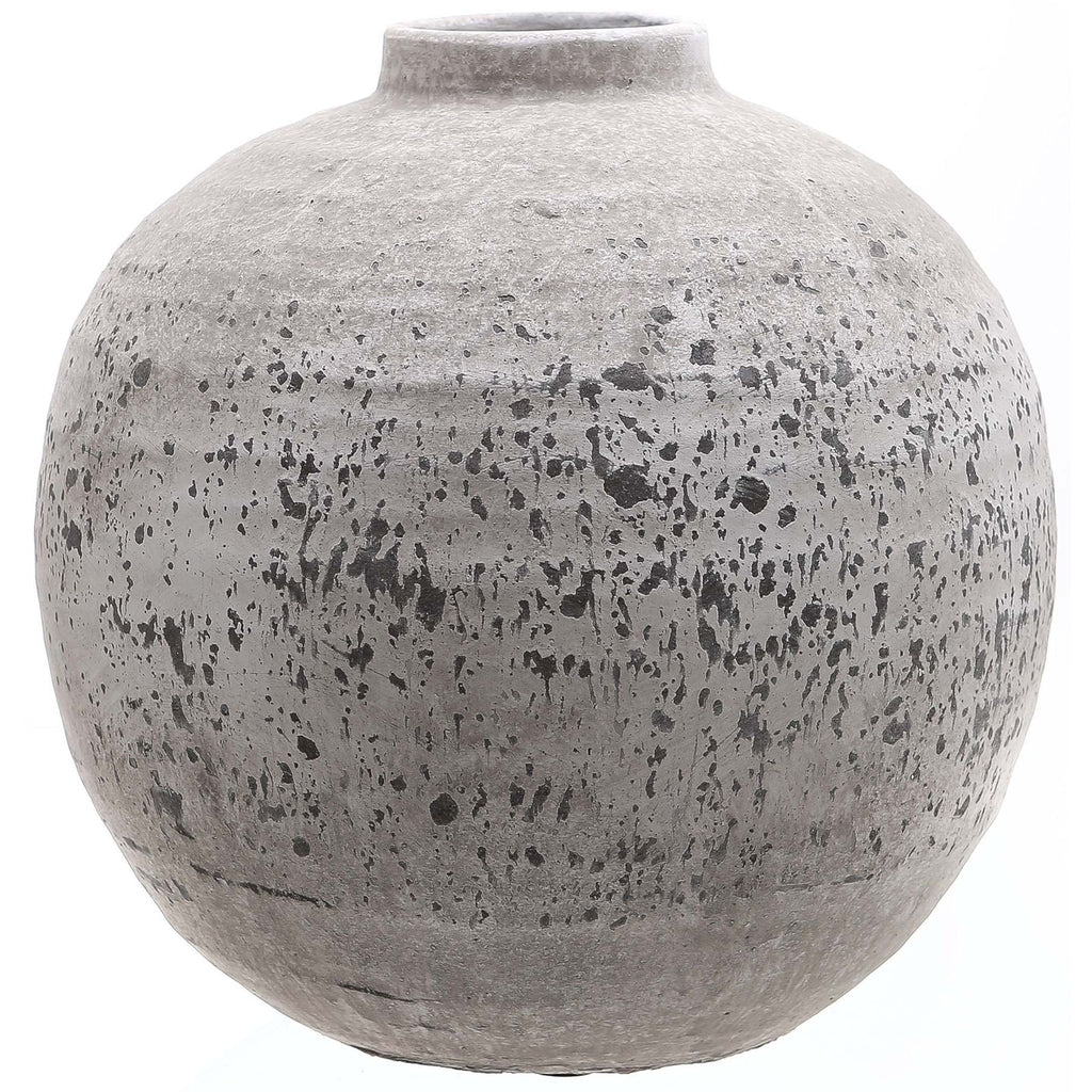 Tiber Stone Ceramic Vase 28 cm