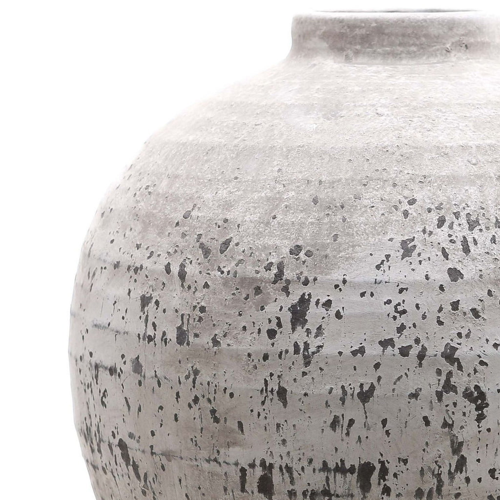 Tiber Large Stone Ceramic Vase 36 cm