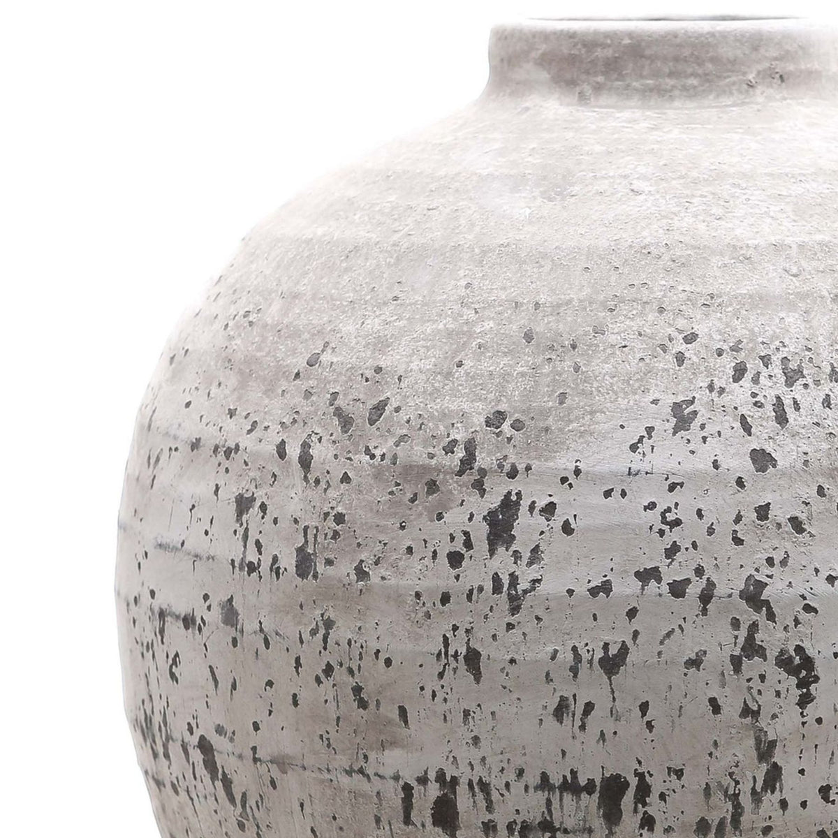 Tiber Large Stone Ceramic Vase 36 cm