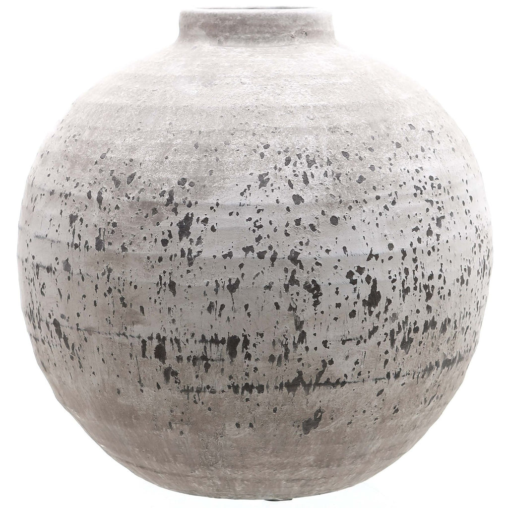 Tiber Large Stone Ceramic Vase 36 cm
