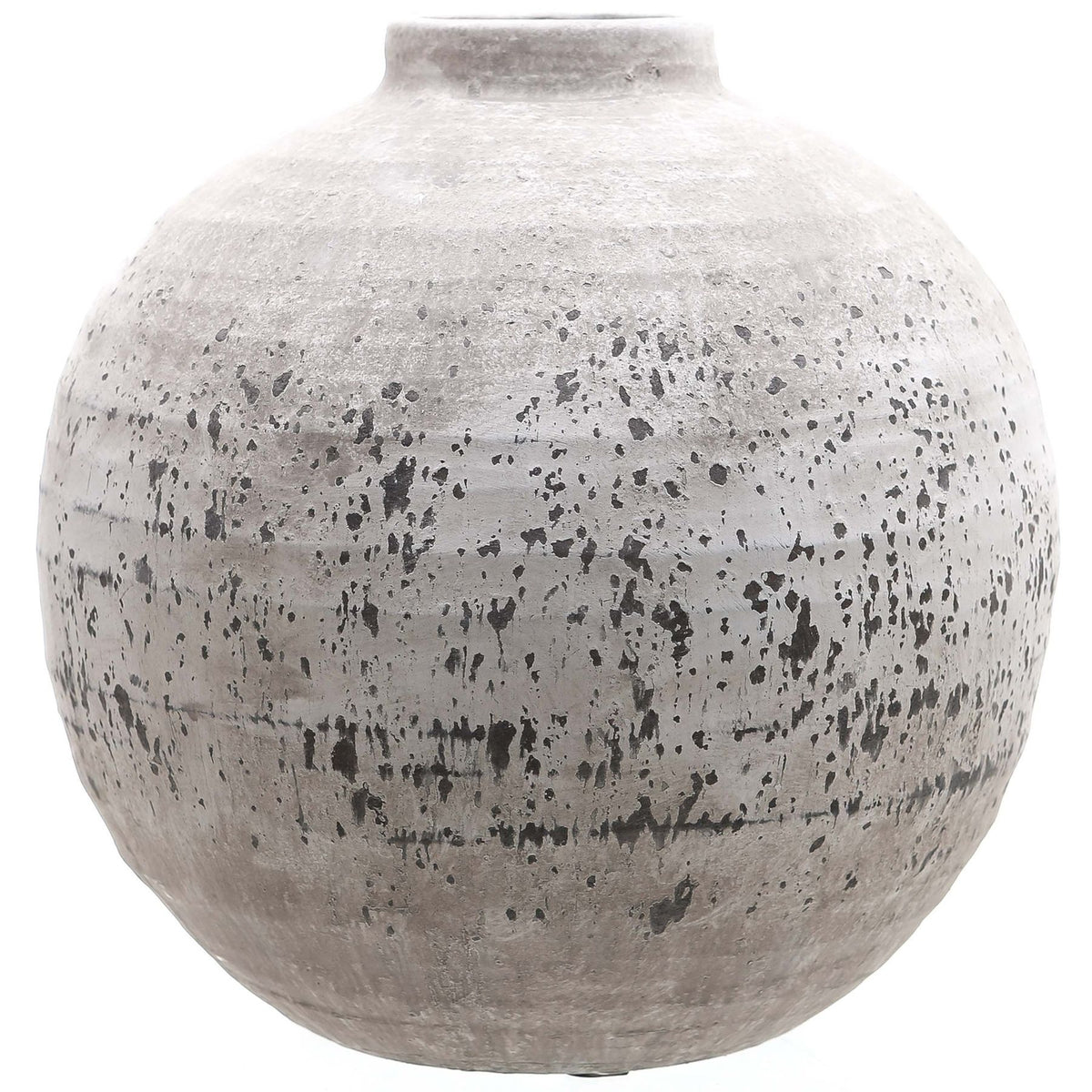 Tiber Large Stone Ceramic Vase 36 cm