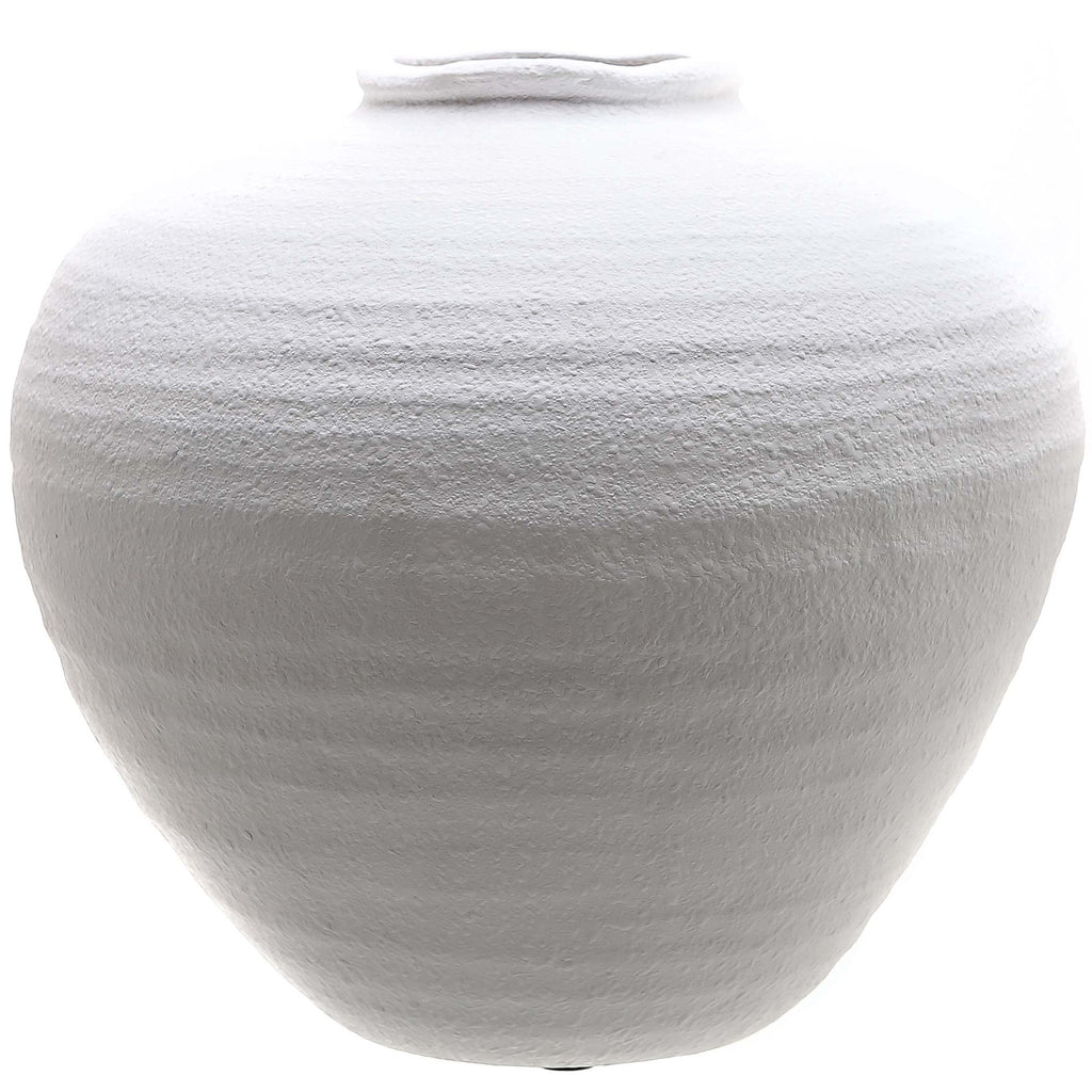 Regola Matt White Ceramic Vase 28 cm