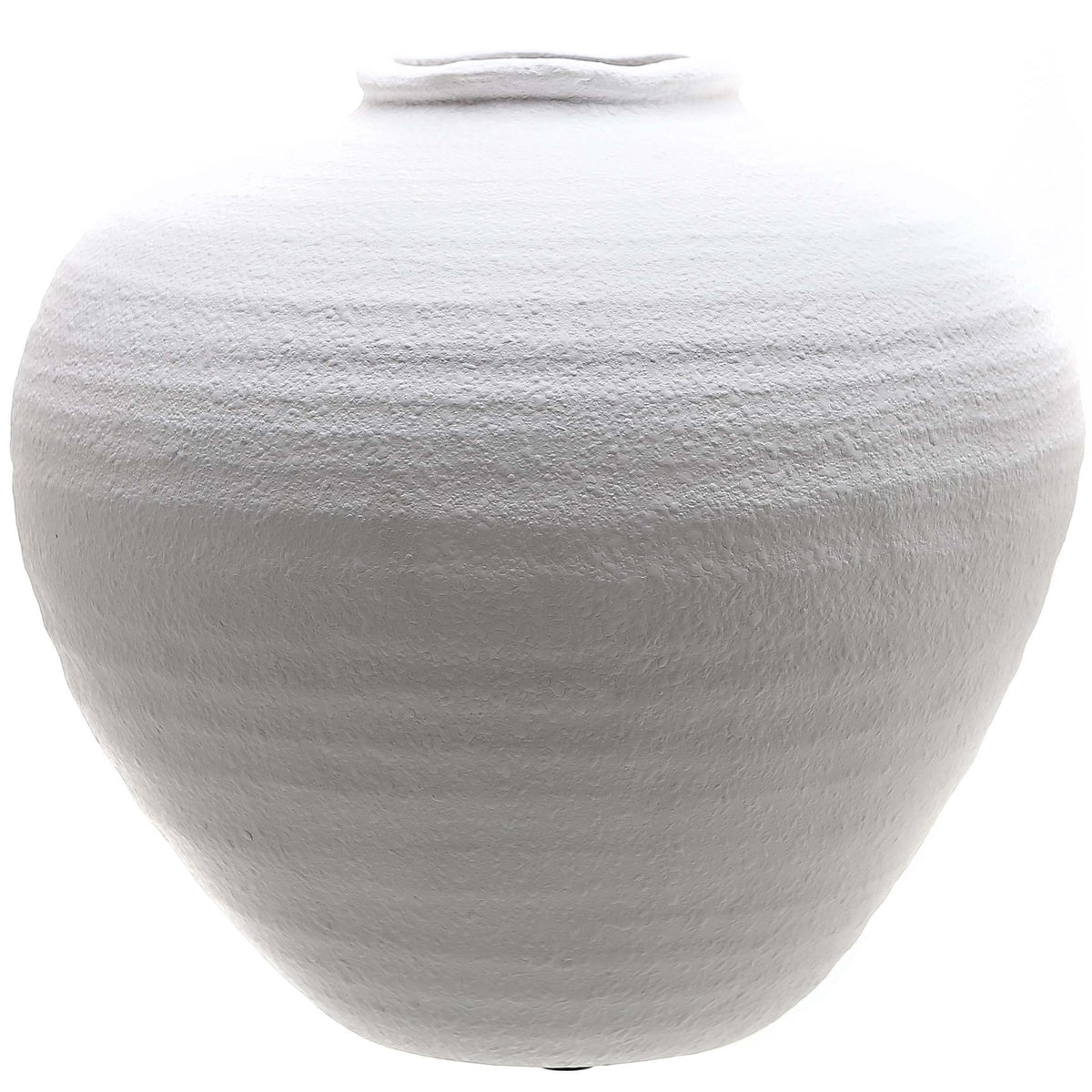 Regola Matt White Ceramic Vase 28 cm
