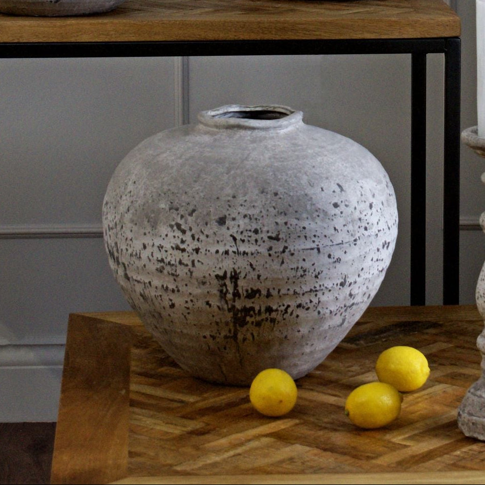 Regola Large Stone Ceramic Vase 35 cm