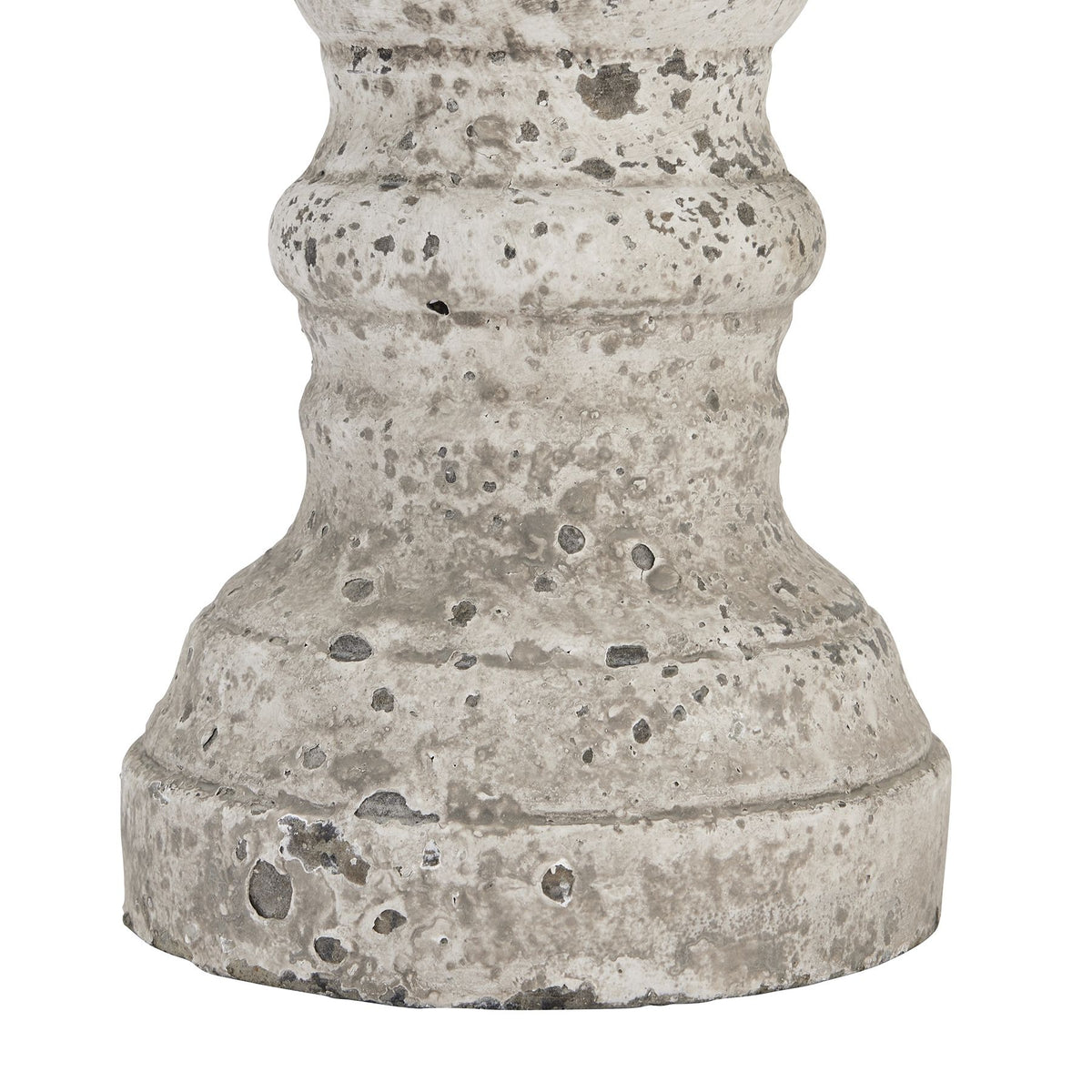 Stone Ceramic Column Candle Holder 38 cm
