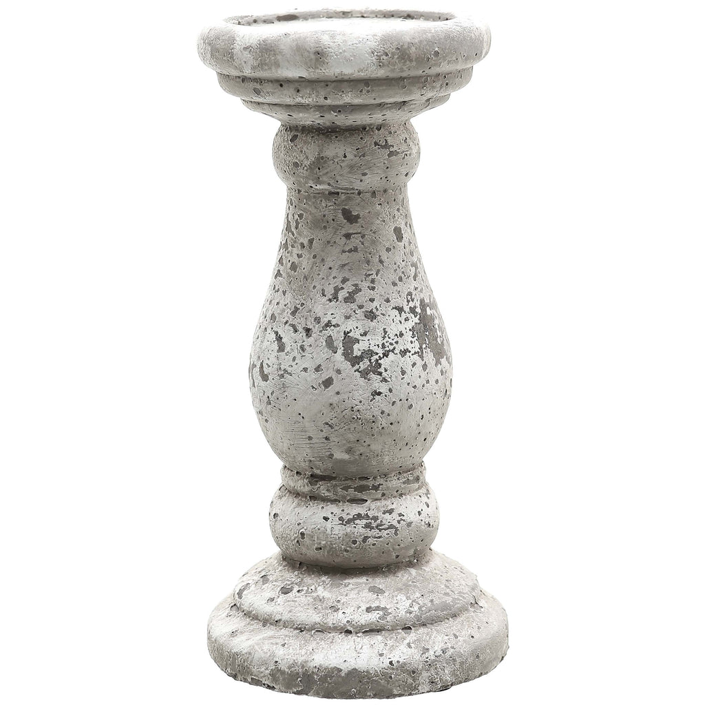 Small Stone Ceramic Candle Holder 23 cm