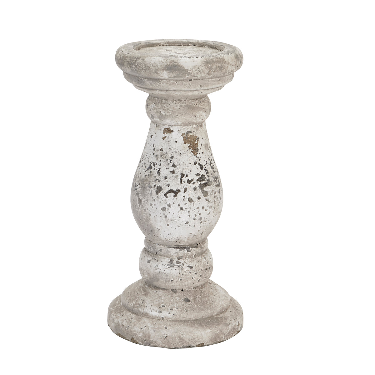 Stone Ceramic Candle Holder 30 cm