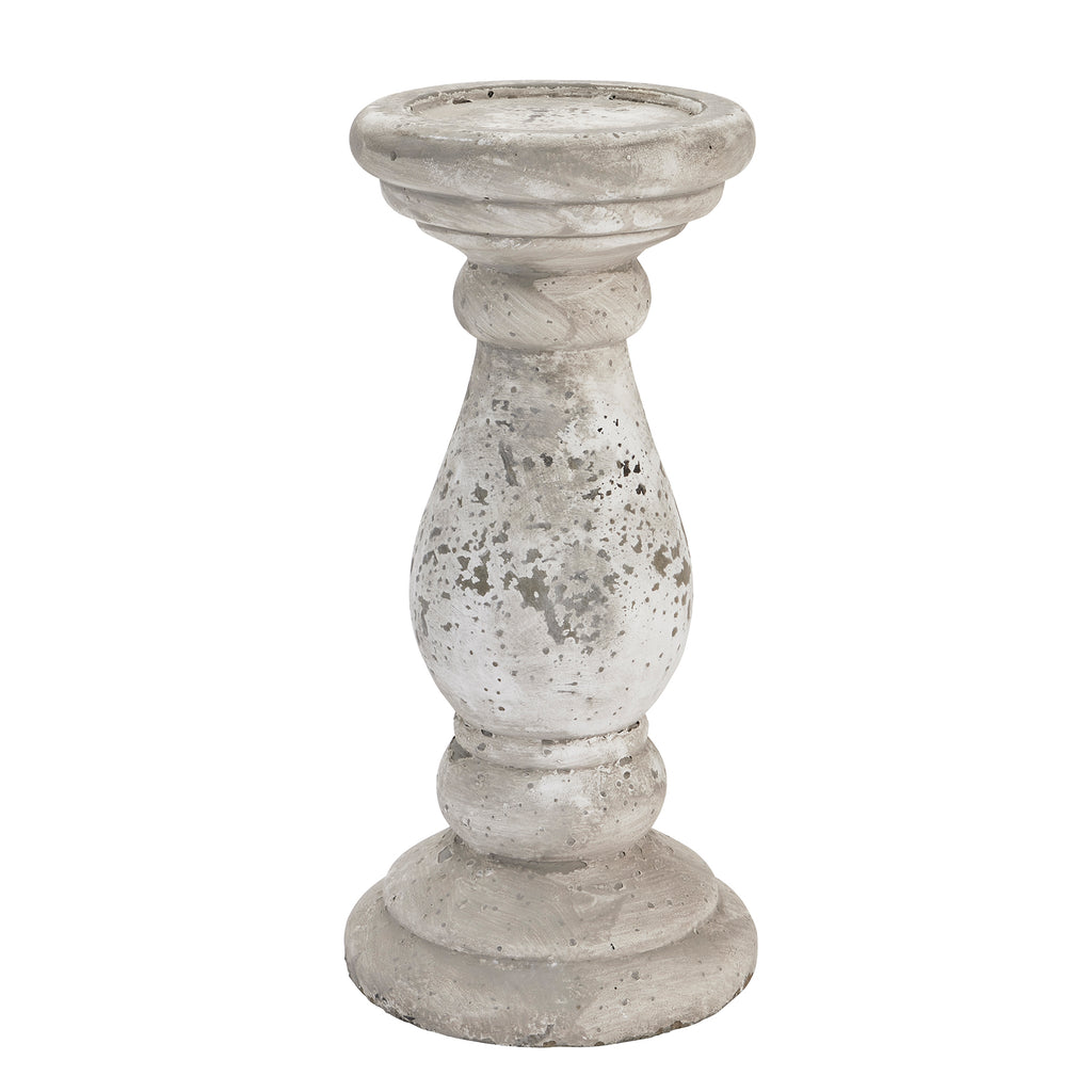 Large Stone Ceramic Candle Holder 38 cm