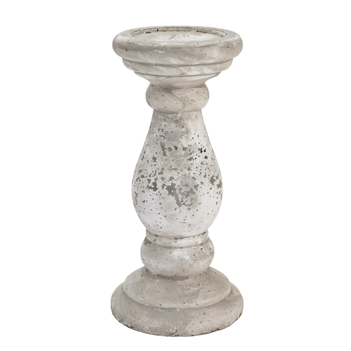Large Stone Ceramic Candle Holder 38 cm