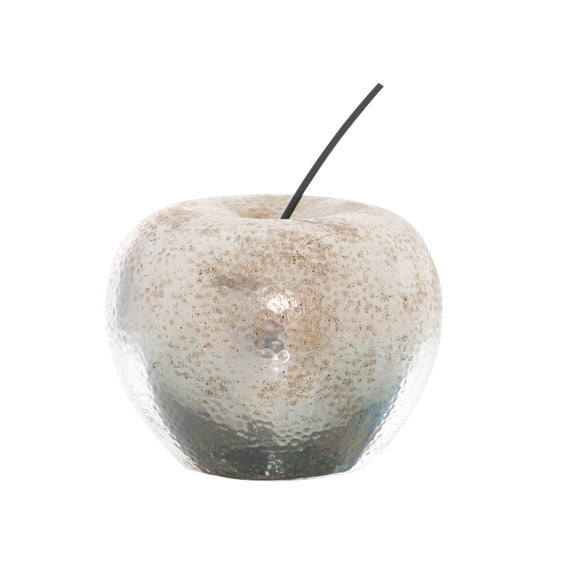 Silver Apple Ornament 16 cm
